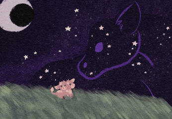 Two Headed Cow Poem Illustration